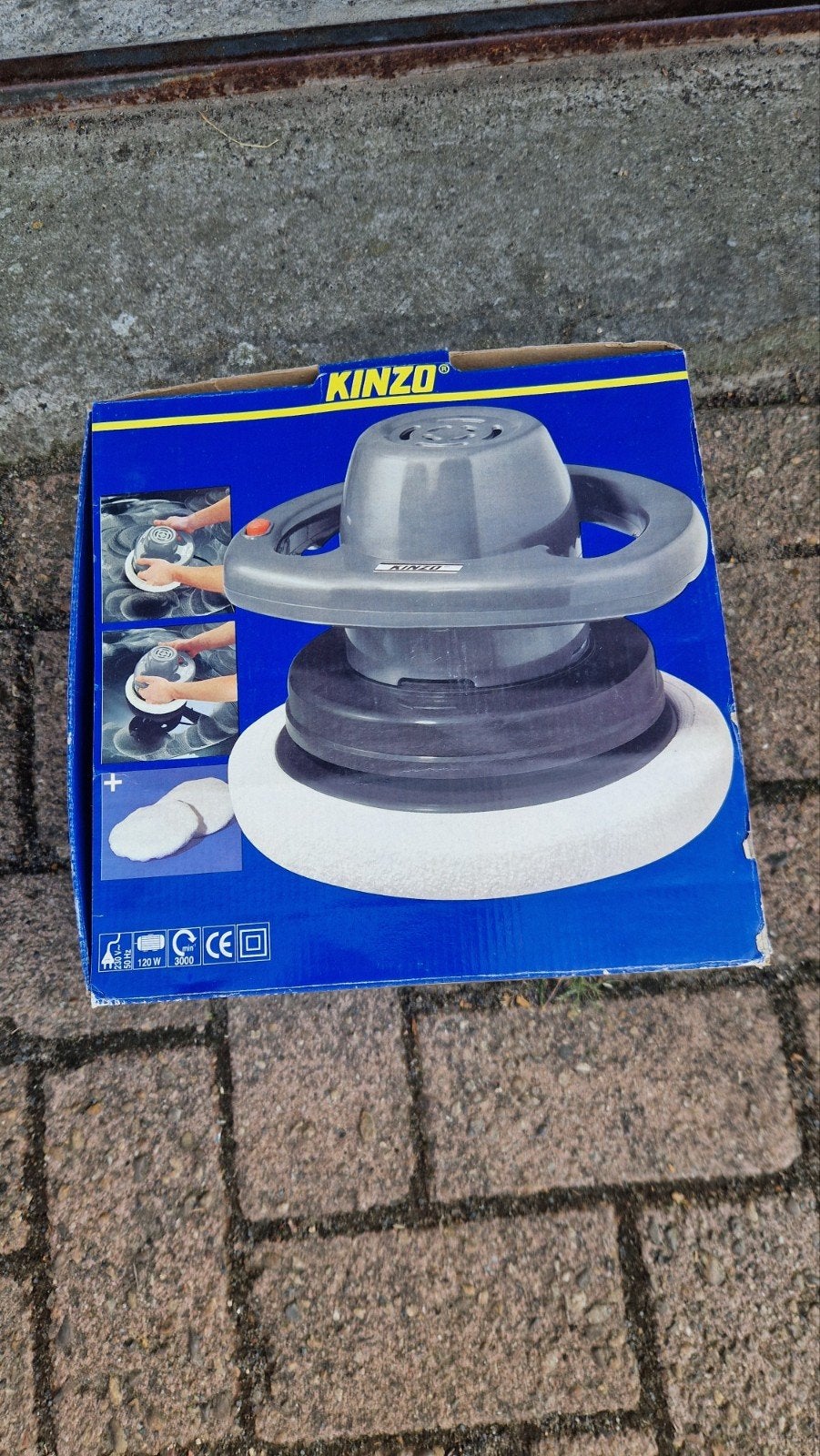 Kinzo Polijstmachine 120W, Ophalen