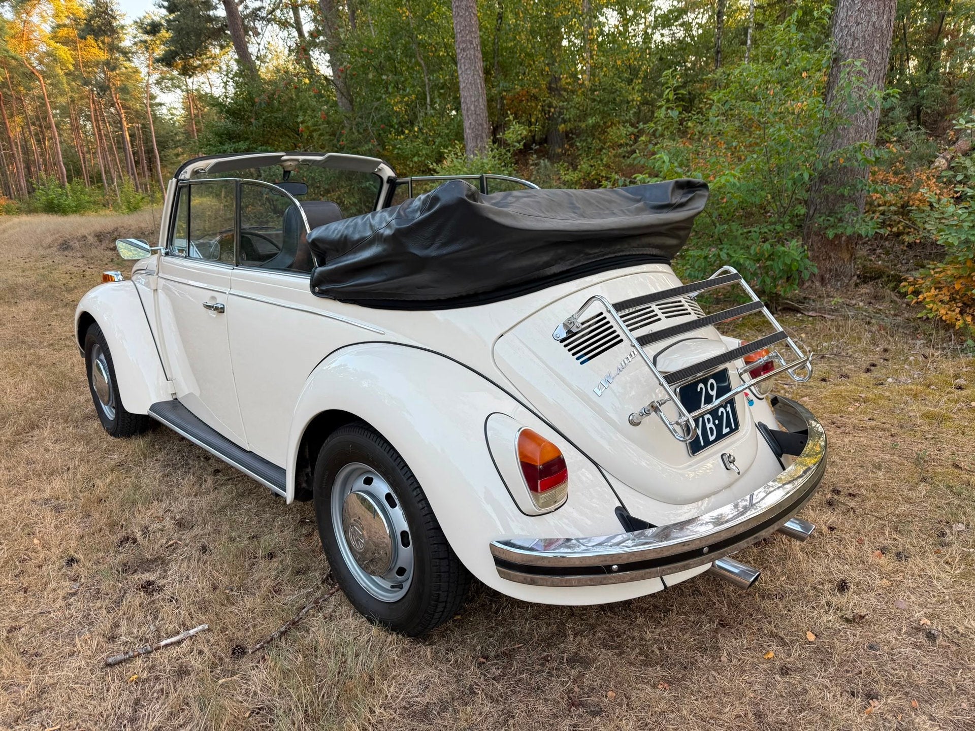 Volkswagen Kever Cabriolet 1974 Automaat! in nette staat!, Auto's, Automaat, Gebruikt, Beetle (Kever), 4 cilinders