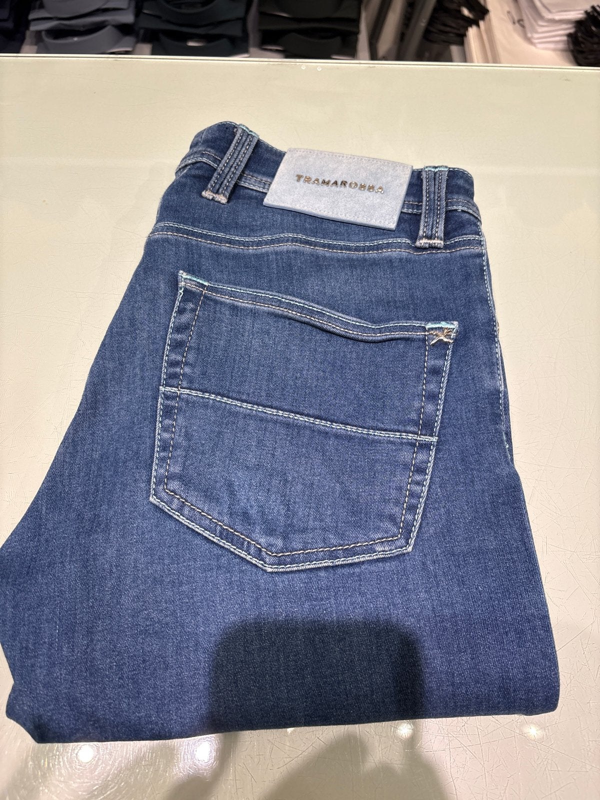 Tramarossa Leonardo Zip SS Jeans - Maat W32, Kleding | Heren, Ophalen of Verzenden, Gedragen, Blauw, W32 (confectie 46) of kleiner