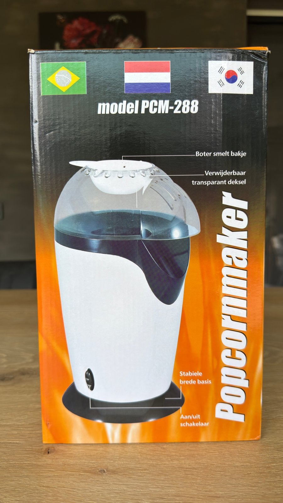 Popcornmaker PCM-288 - Nieuw in doos, Ophalen of Verzenden, Nieuw