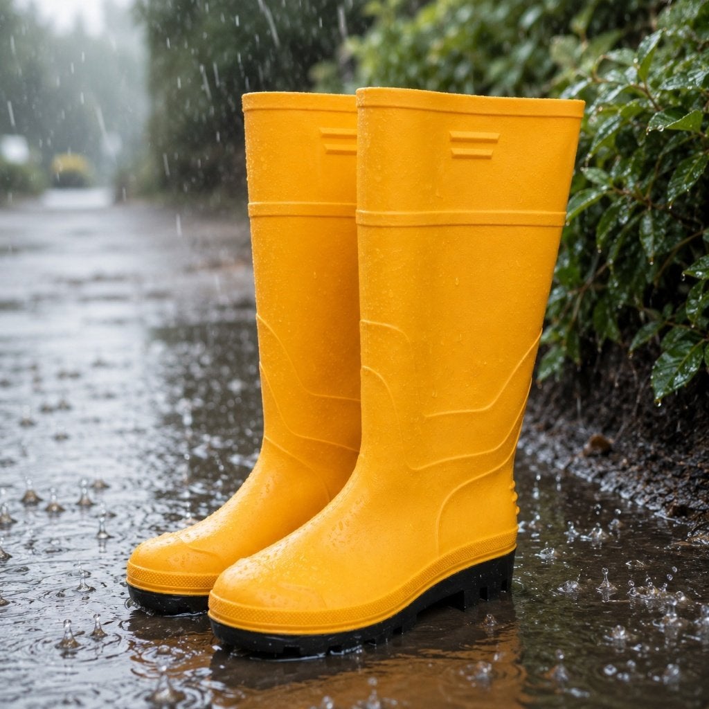 Partij gele regenlaarzen voor heren, NHP International, Overige kleuren, Boots, Ophalen of Verzenden