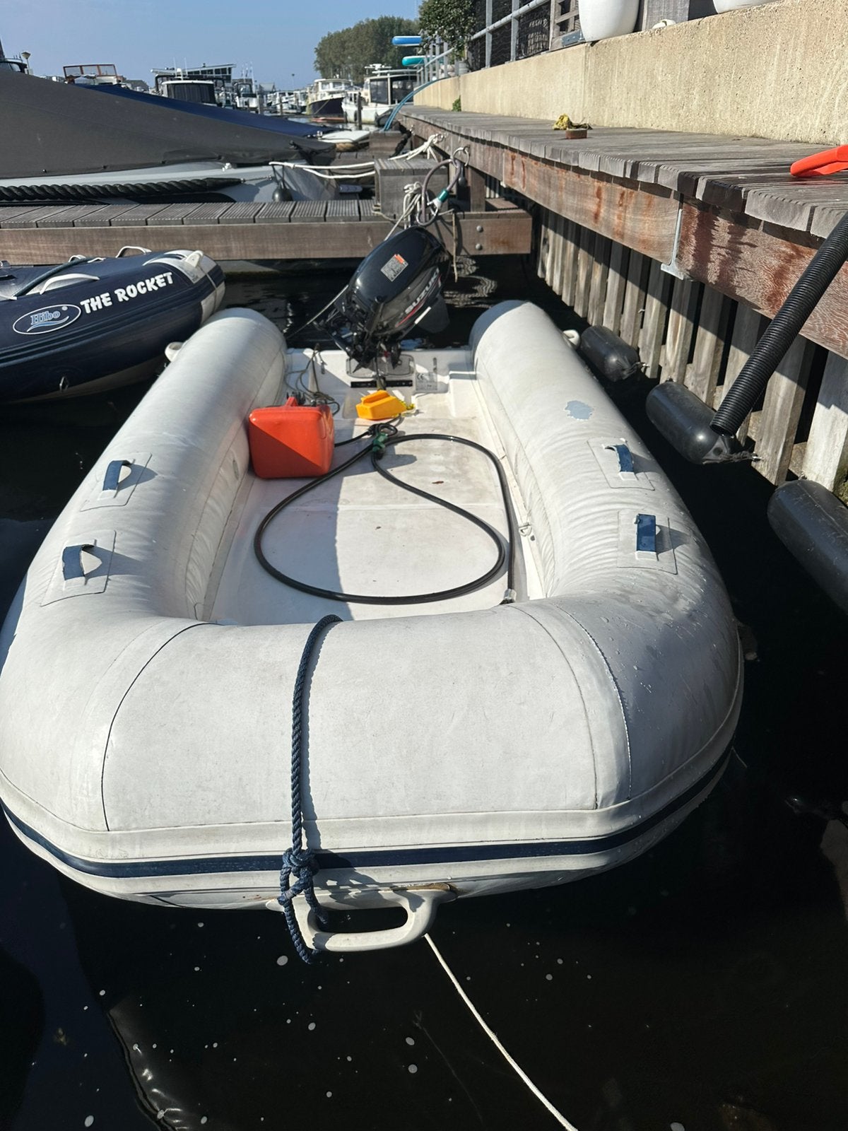 Rib rubberboot 360cm, Ophalen, Gebruikt, Ankeren en Afmeren, Motorboot