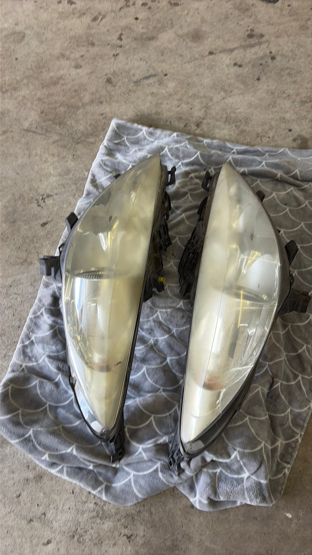 Koplampen peugeot 207, Ophalen