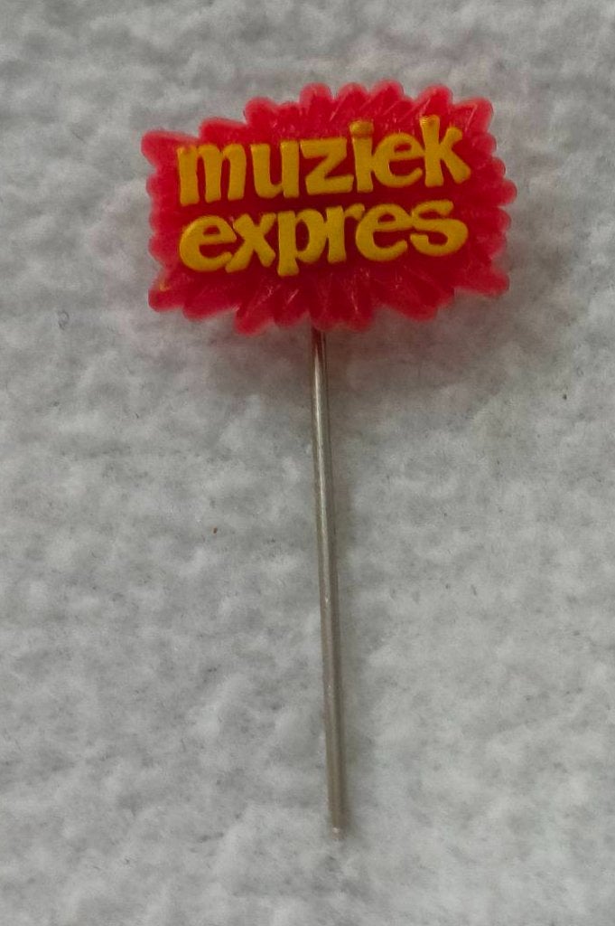 Speldje muziek Expres, Ophalen of Verzenden, Zo goed als nieuw, Overige onderwerpen, Speldje of Pin