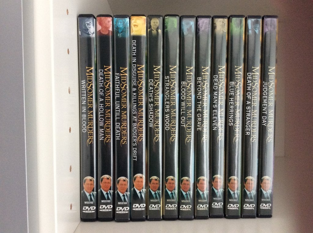 Midsomer Murders - seizoen 1 t/m 8 - 43 films op dvd + extra, Seizoen 3, Misdaad, Nederlands, Ophalen of Verzenden