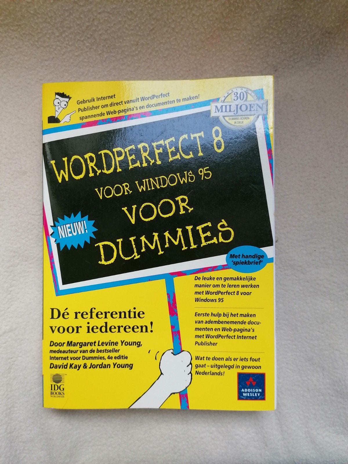 WordPerfect 8 voor Windows 95 voor Dummies, Ophalen of Verzenden, Gelezen, Software, Margaret Levine Young, David Kay & Jordan Young