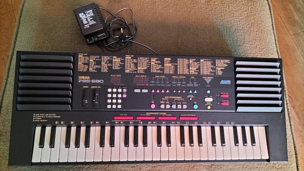 Yamaha keyboard PSS-590, Muziek en Instrumenten, Keyboards, Ophalen, Gebruikt, 49 toetsen, Yamaha