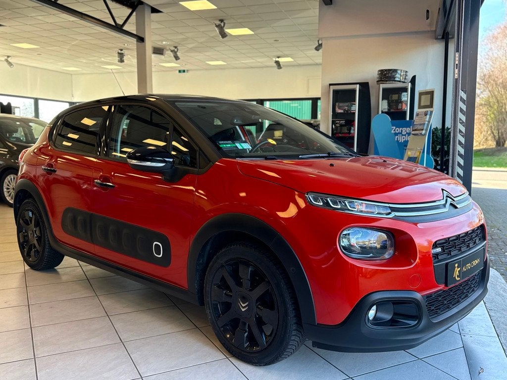 Citroen C3 1.2 PureTech S&S Shine Automaat + BJ. 2017 Navi, 450 kg, Gebruikt, Euro 6, 450 kg