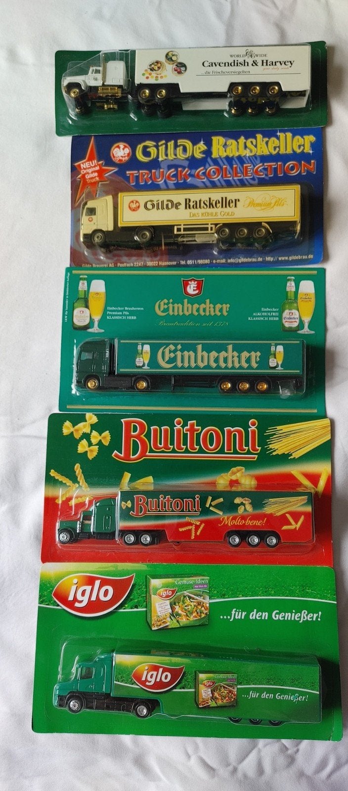 Grell trucks 1:87 5stuks, Verzenden, Nieuw, Bus of Vrachtwagen, Overige merken