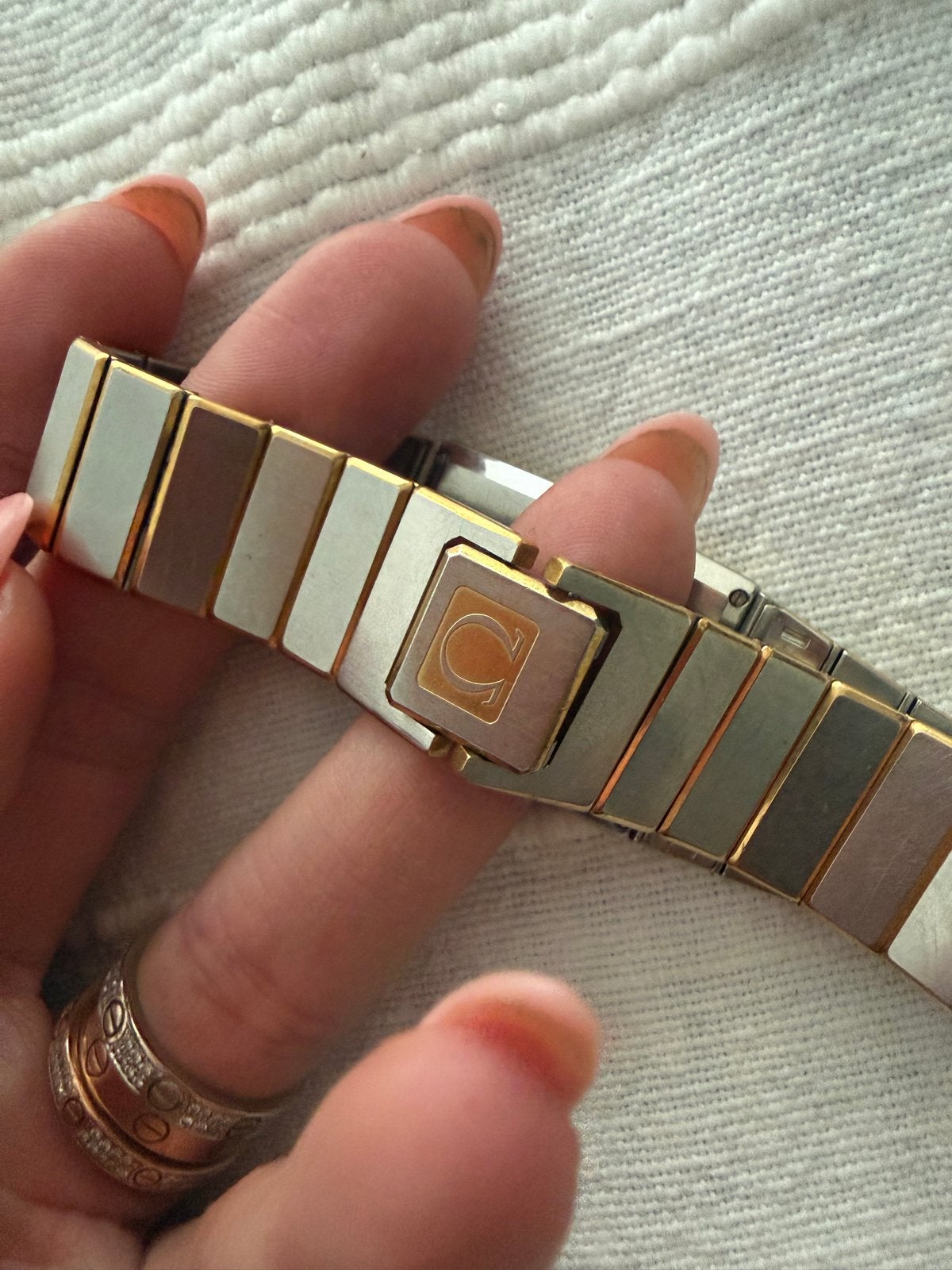 Omega De Ville Quartz 1970 Dameshorloge, Overige merken, Staal, Gebruikt, Polshorloge