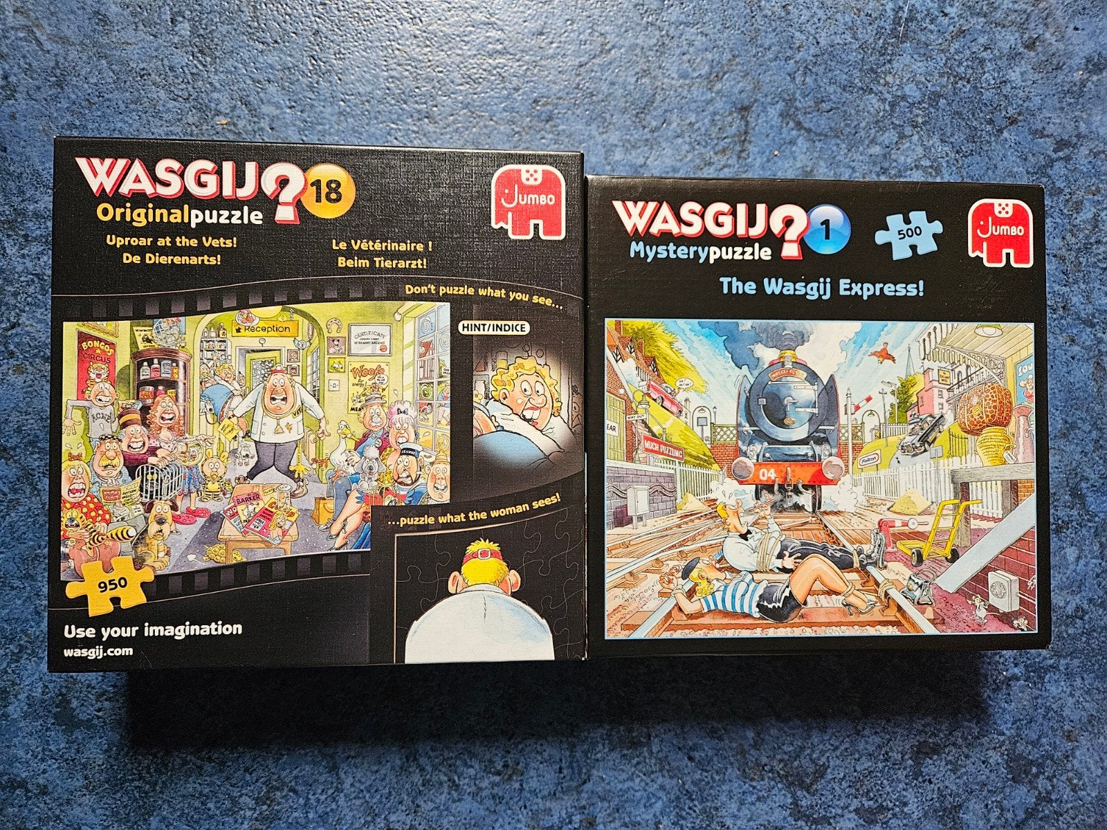 wasgij puzzels, Ophalen, 500 t/m 1500 stukjes, Zo goed als nieuw