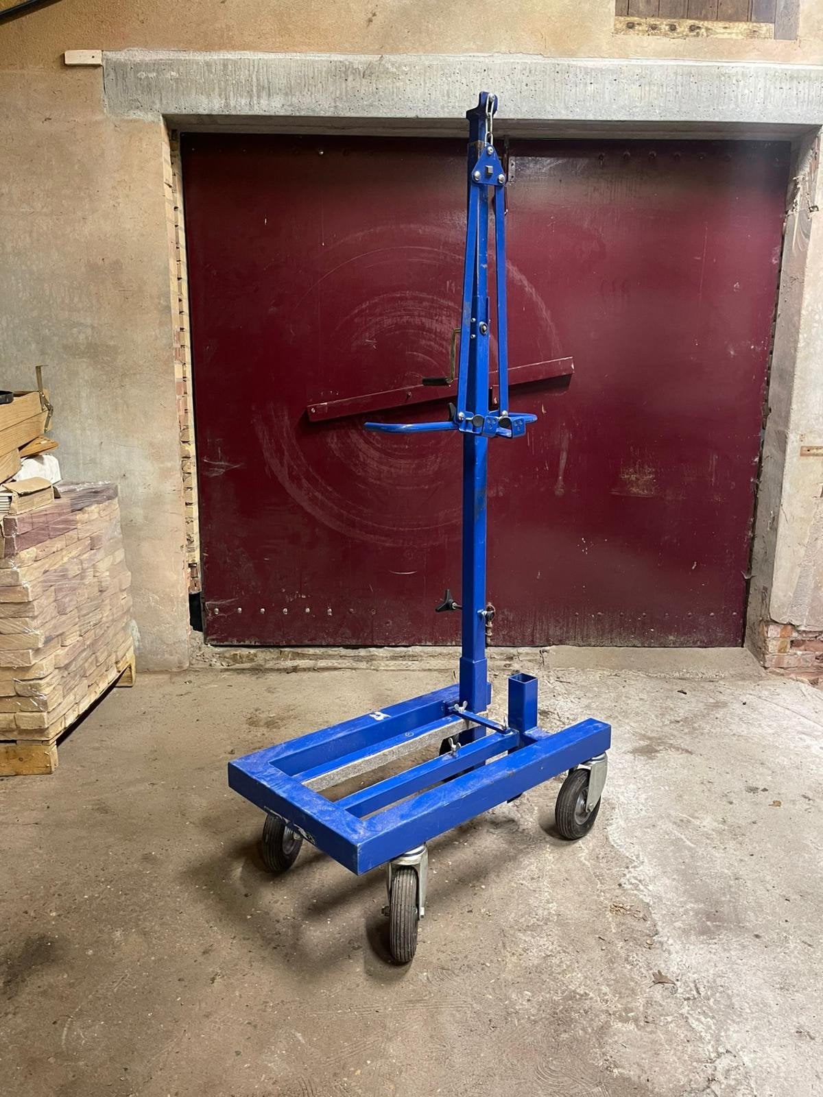Verrijdbare deurenlift - Blauw, Ophalen