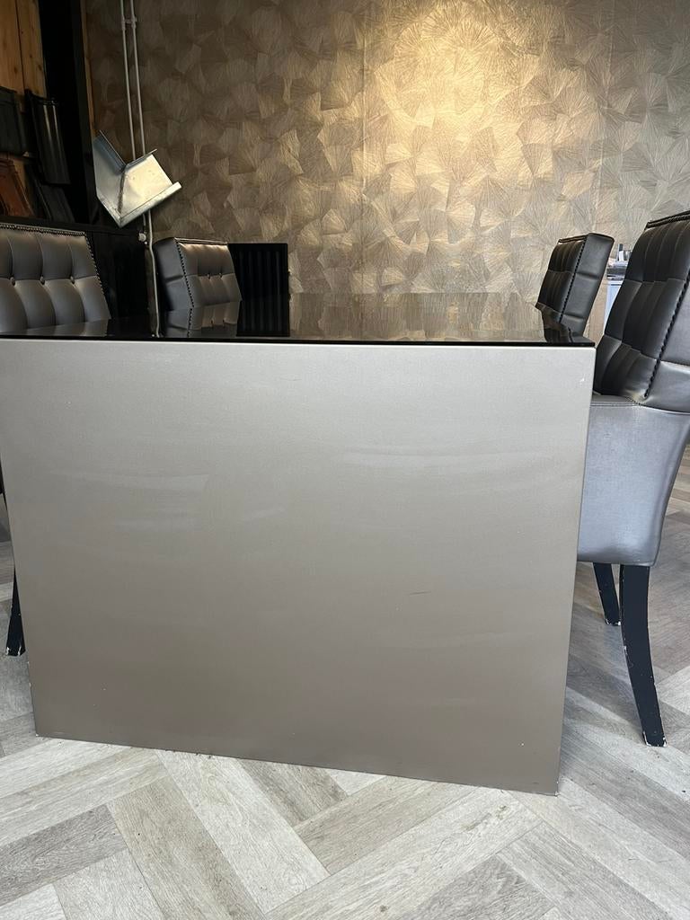 Tafel en stoelen eric kuster style, Huis en Inrichting, Complete eetkamers, Ophalen, Zo goed als nieuw