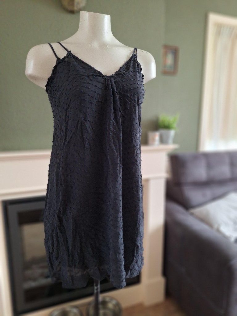 Athe Vanessa Bruno zijden grijs zwarte jurk 40, Kleding | Dames, Jurken, Maat 38/40 (M), Verzenden, Zwart, Vanessa Bruno