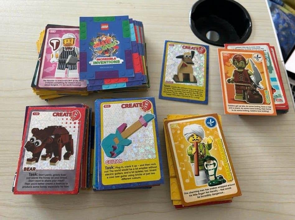 Lego Create & Play kaarten set, Ophalen of Verzenden, Gebruikt