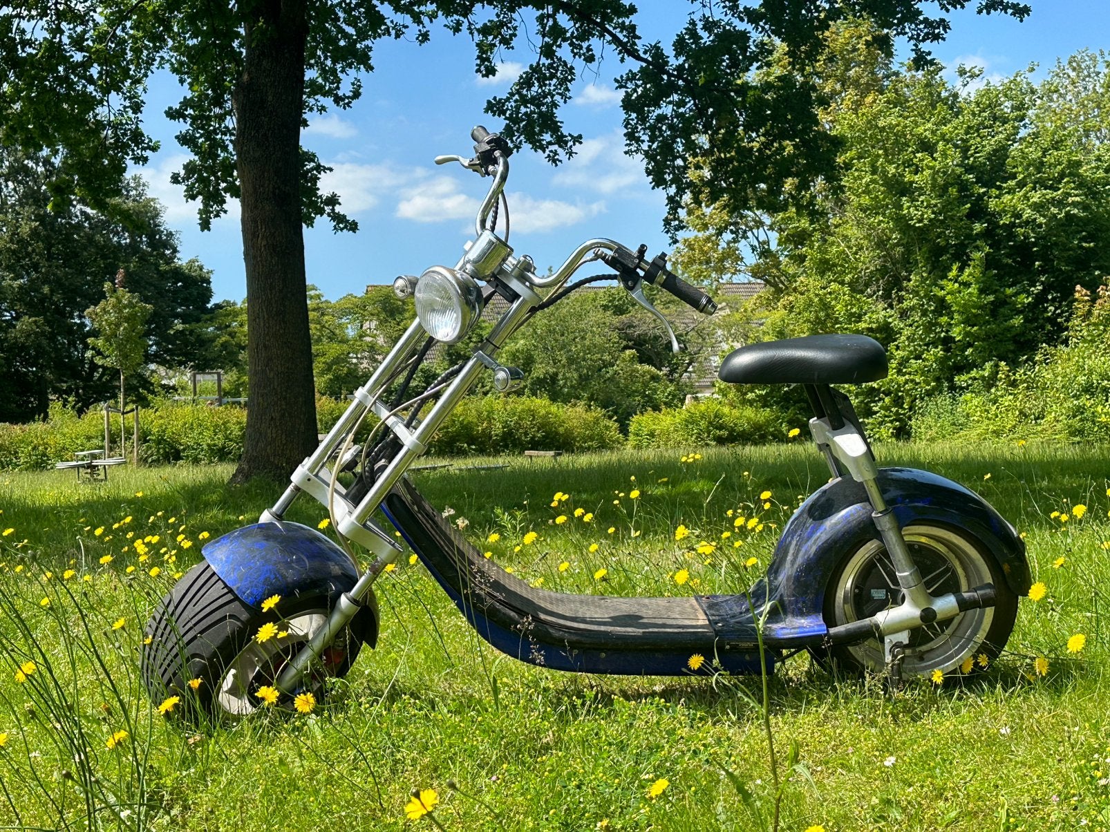 E-chopper, Fietsen en Brommers, Ophalen of Verzenden, Zo goed als nieuw, Elektrische step (E-scooter)