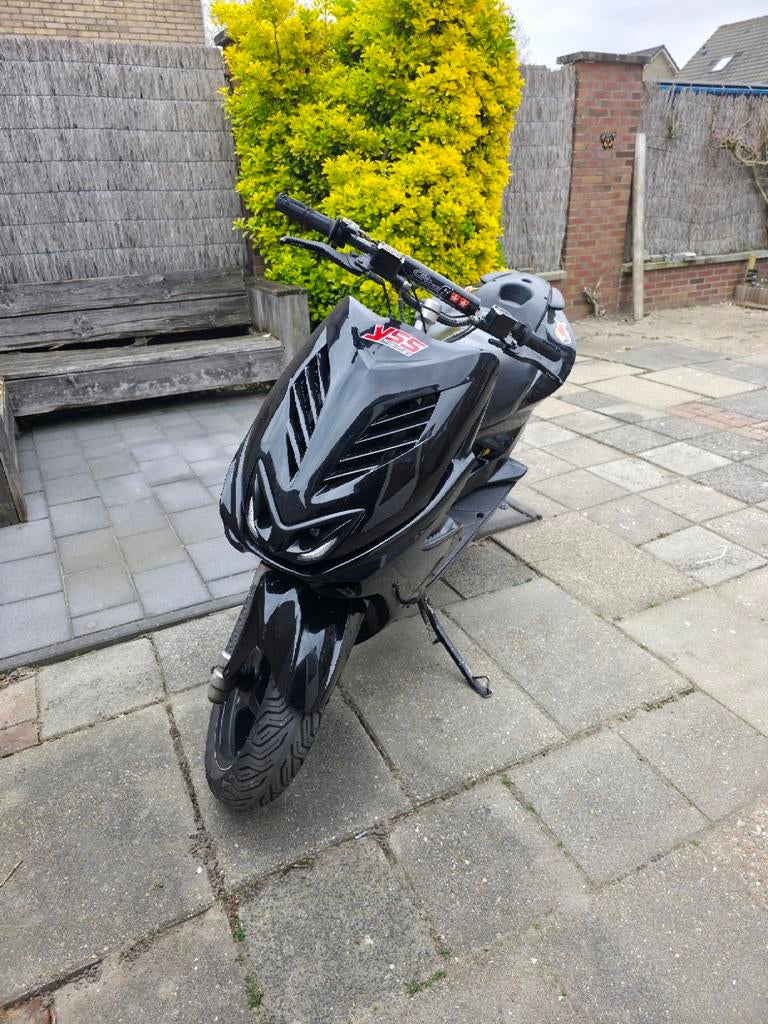 Yamaha Aerox 70cc Malossi Sport, Fietsen en Brommers, Scooters | Yamaha, Ophalen, Tweetakt, Gebruikt, Aerox