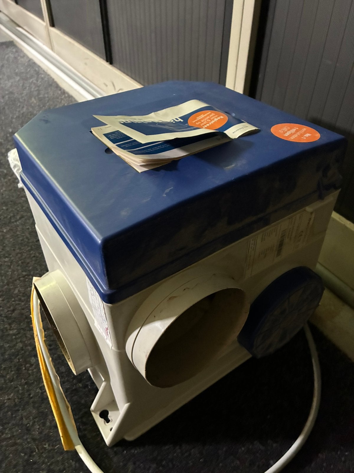Daalderop ventilatiebox, Doe-het-zelf en Verbouw, Ventilatie en Afzuiging, Ophalen, Gebruikt, Ventilator en Afzuiger