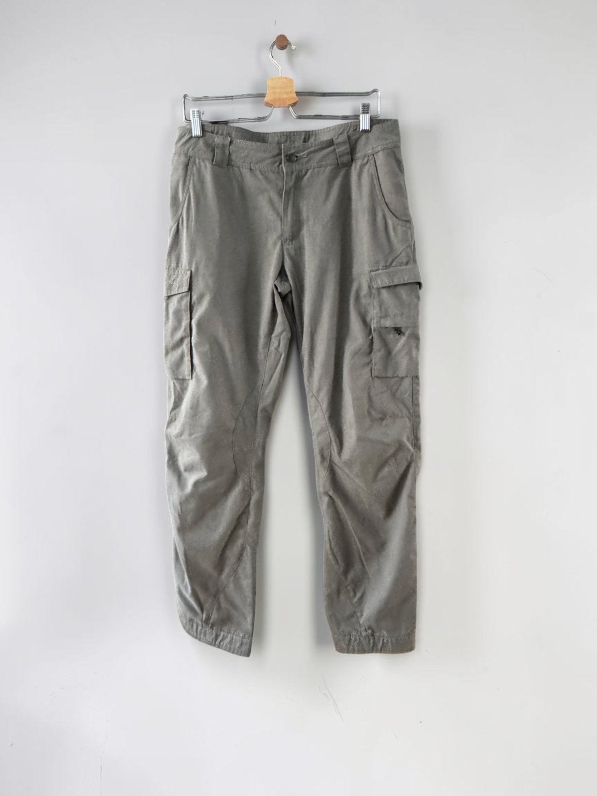 Lundhags outdoor broek pantalon cargo khaki groen L 40, Maat 38/40 (M), Ophalen of Verzenden, Zo goed als nieuw, Lang
