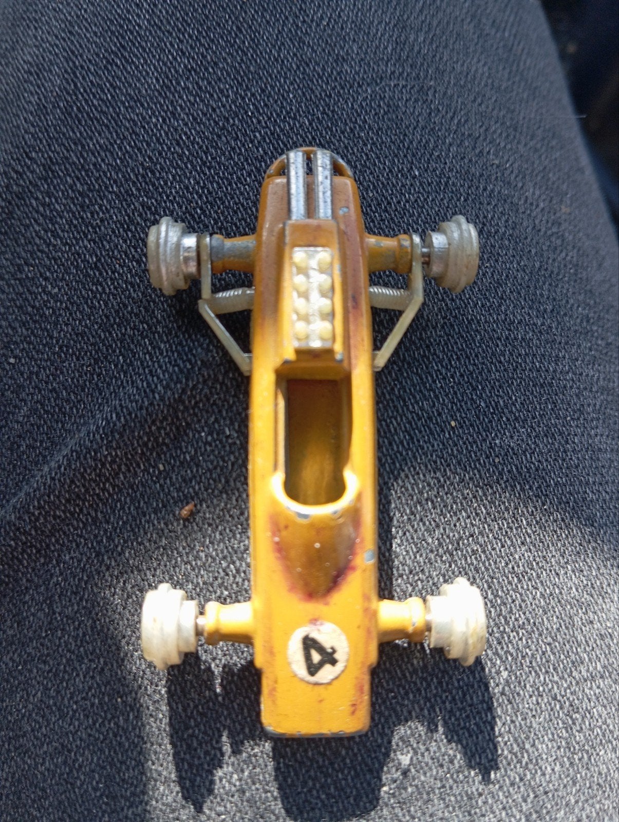 Vintage racewagen., Overige merken, Gebruikt, 1:50 of kleiner, Auto