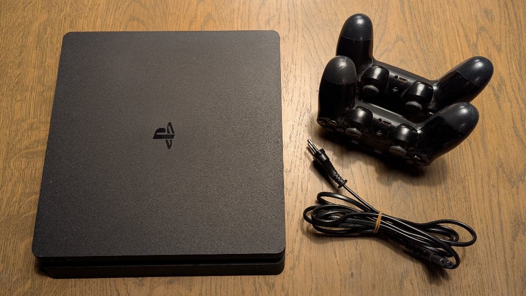 Sony PlayStation 4 met 2 controllers, Spelcomputers en Games, Gebruikt, Met 2 controllers, Ophalen of Verzenden, Original