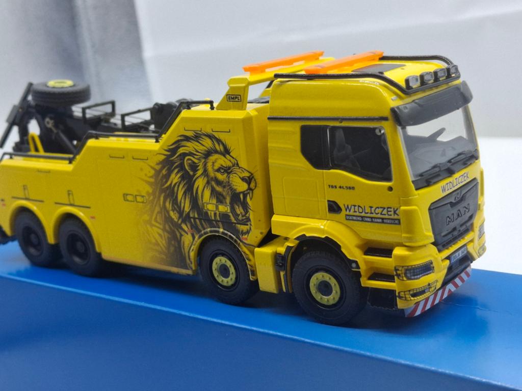 MAN TGS BERGEFAHRZEUG EMPL BISON-WIDLICZEK 1:50, Hobby en Vrije tijd, Modelauto's | 1:50, Ophalen of Verzenden, Nieuw, Bus of Vrachtwagen