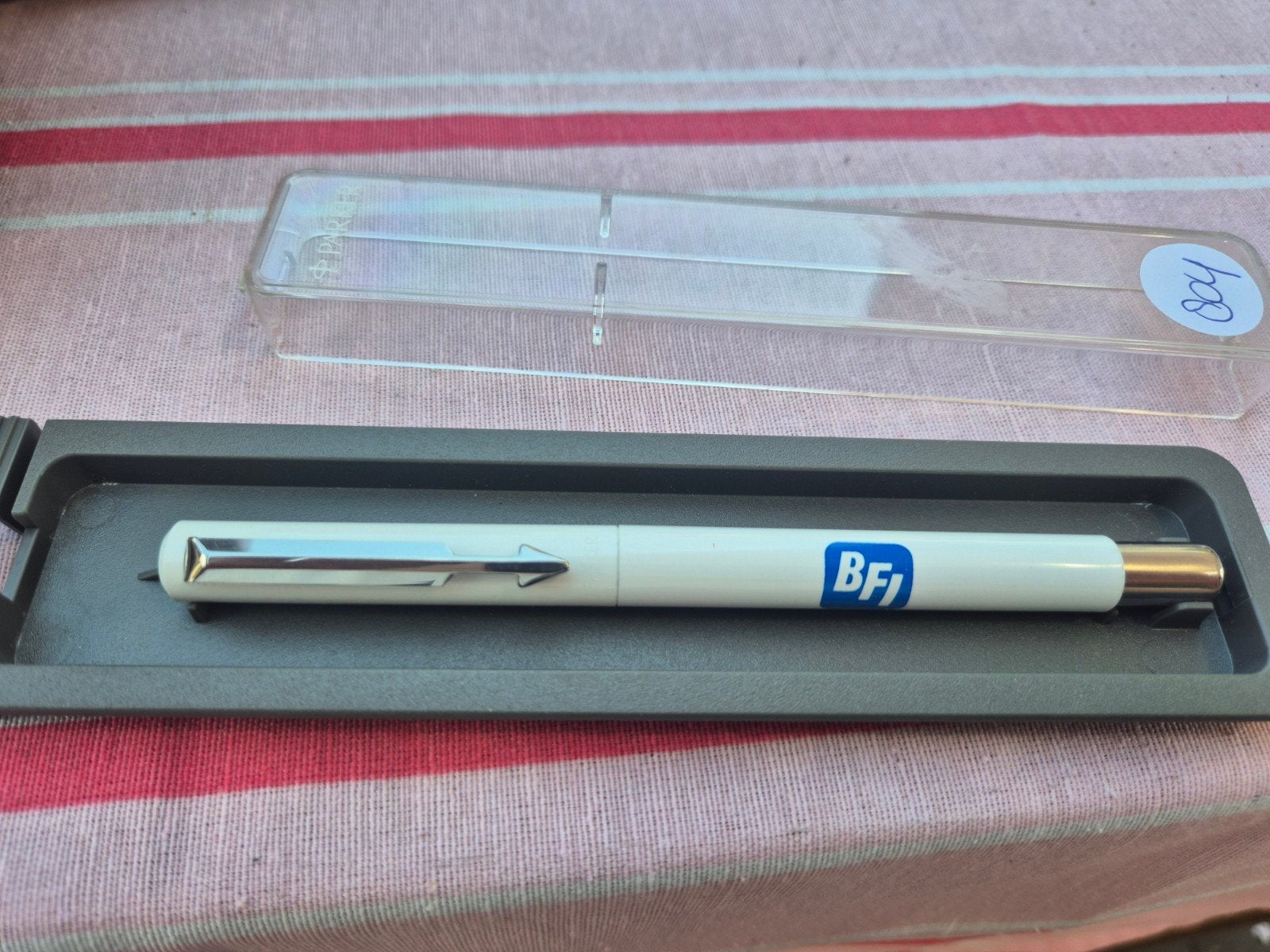 Parker Balpen met BFI logo en doosje, Ophalen of Verzenden