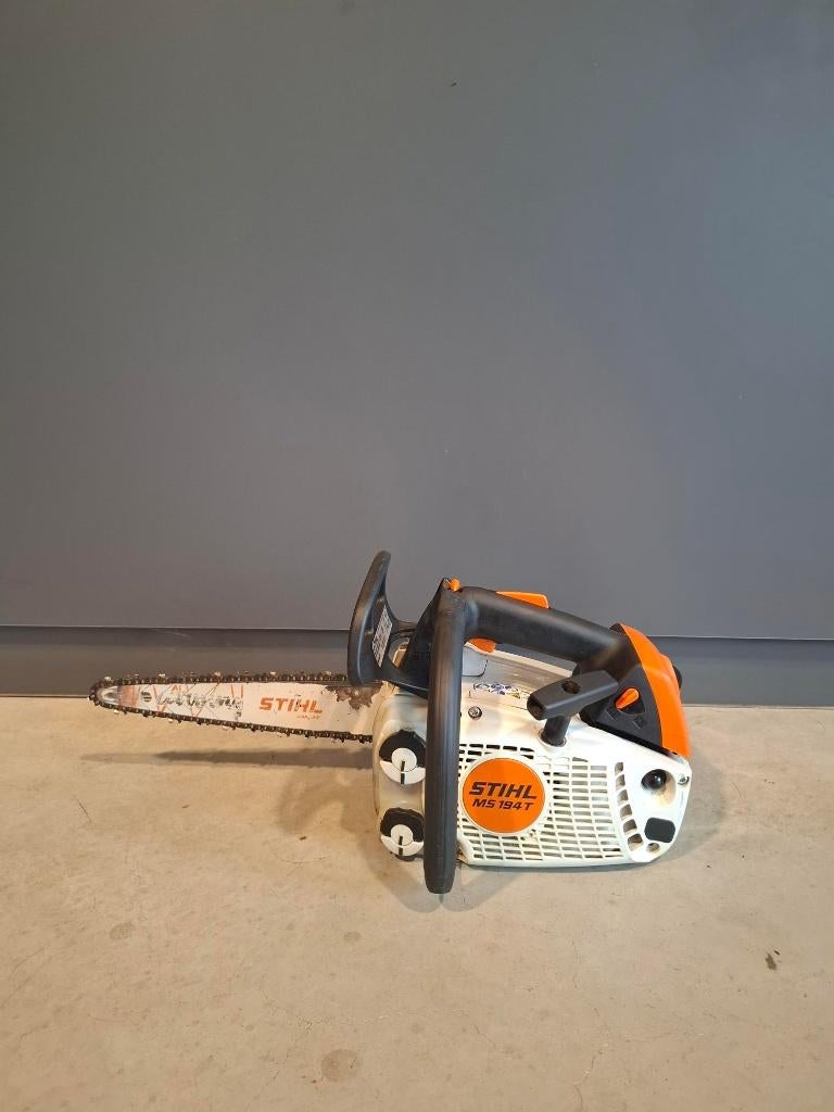 Stihl MS194T tophendel kettingzaag carving, Ophalen, Gebruikt