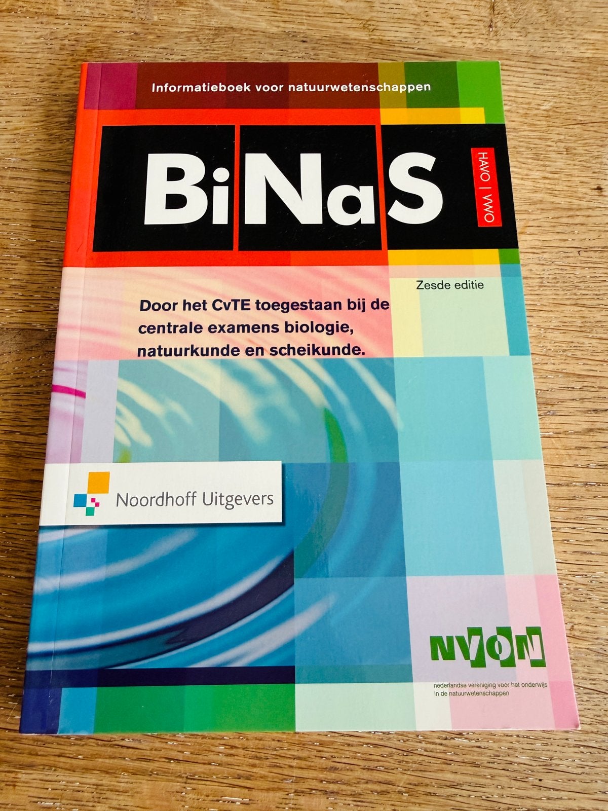 BiNaS Zesde Editie HAVO | VWO - Informatieboek Natuurwetensc, Ophalen of Verzenden, Nieuw, HAVO