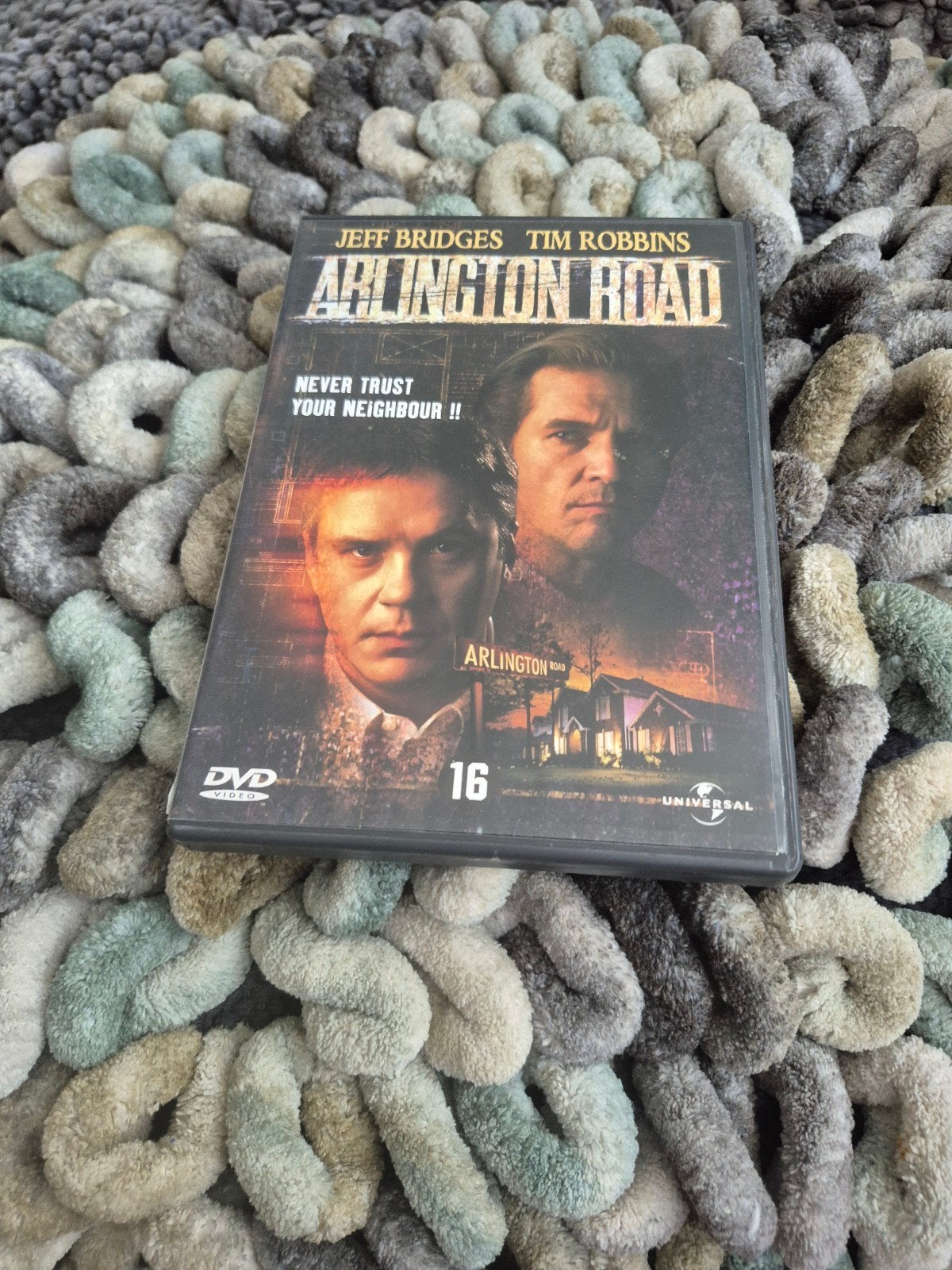 Arlington Road DVD - Spannende Thriller met Jeff Bridges, Psychologische thriller, Vanaf 16 jaar, Nederlands, Ophalen of Verzenden