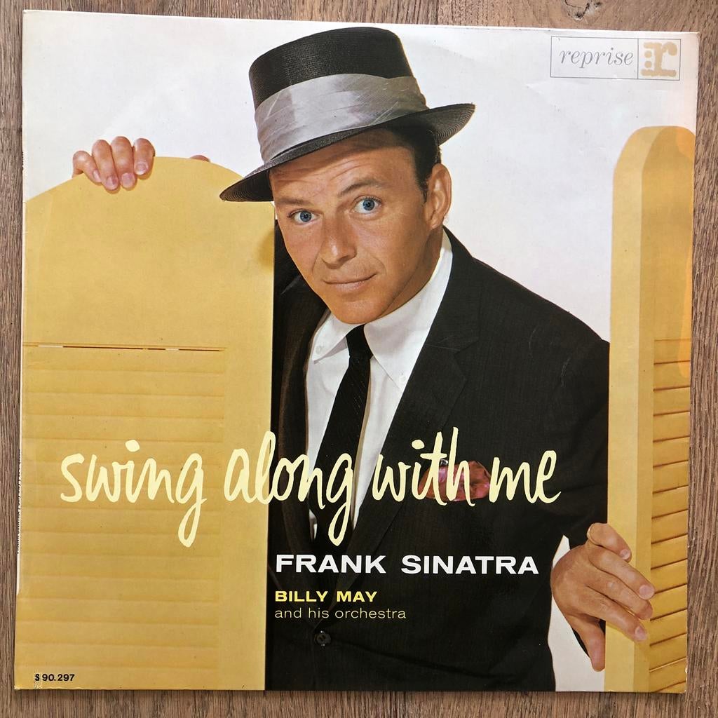Frank Sinatra LP: Swing Along With Me, Ophalen of Verzenden, Zo goed als nieuw, 12 inch