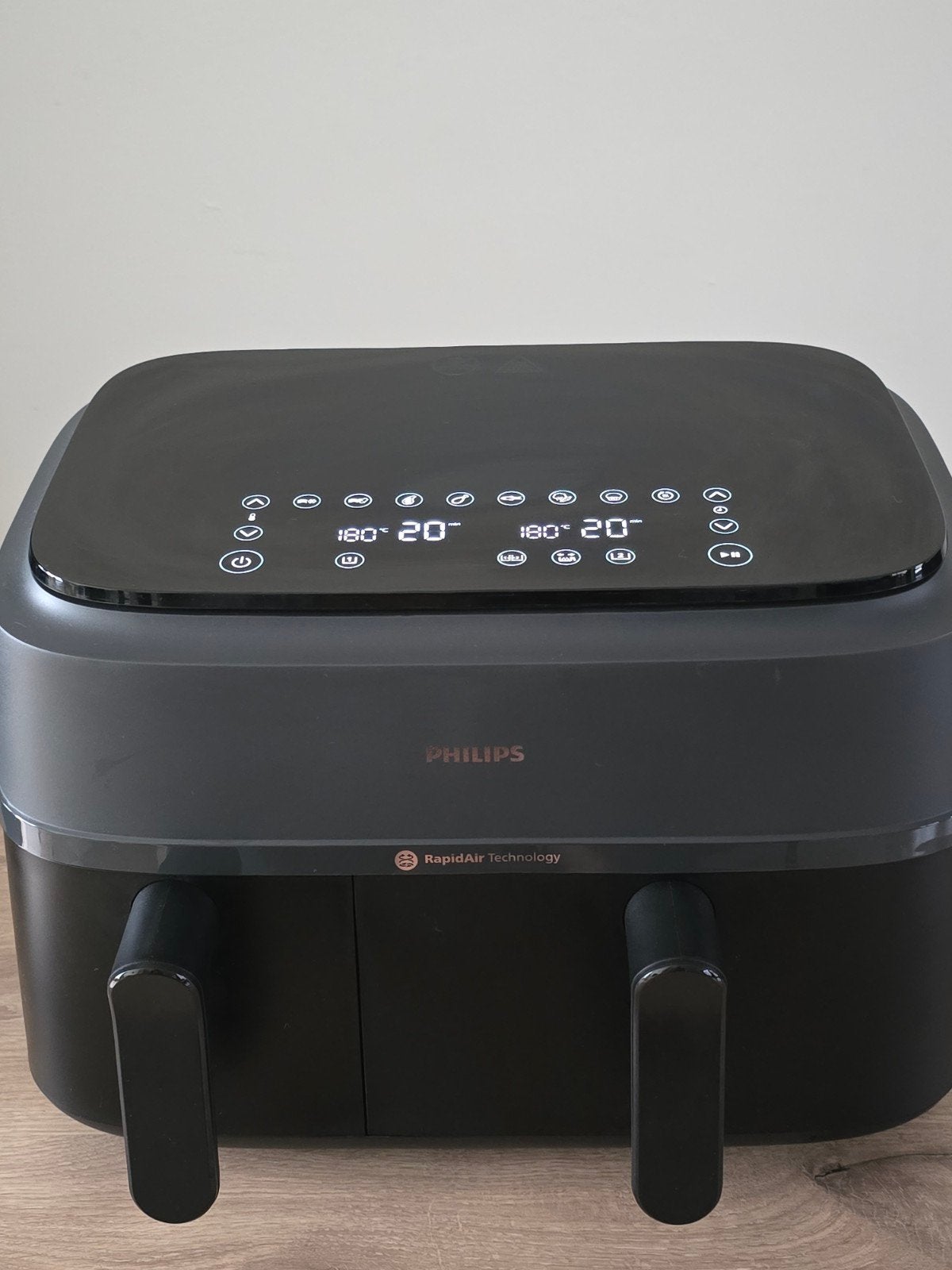 Philips Airfryer Dual Basket 9L (NA350/00), Ophalen of Verzenden, Zo goed als nieuw, Airfryer