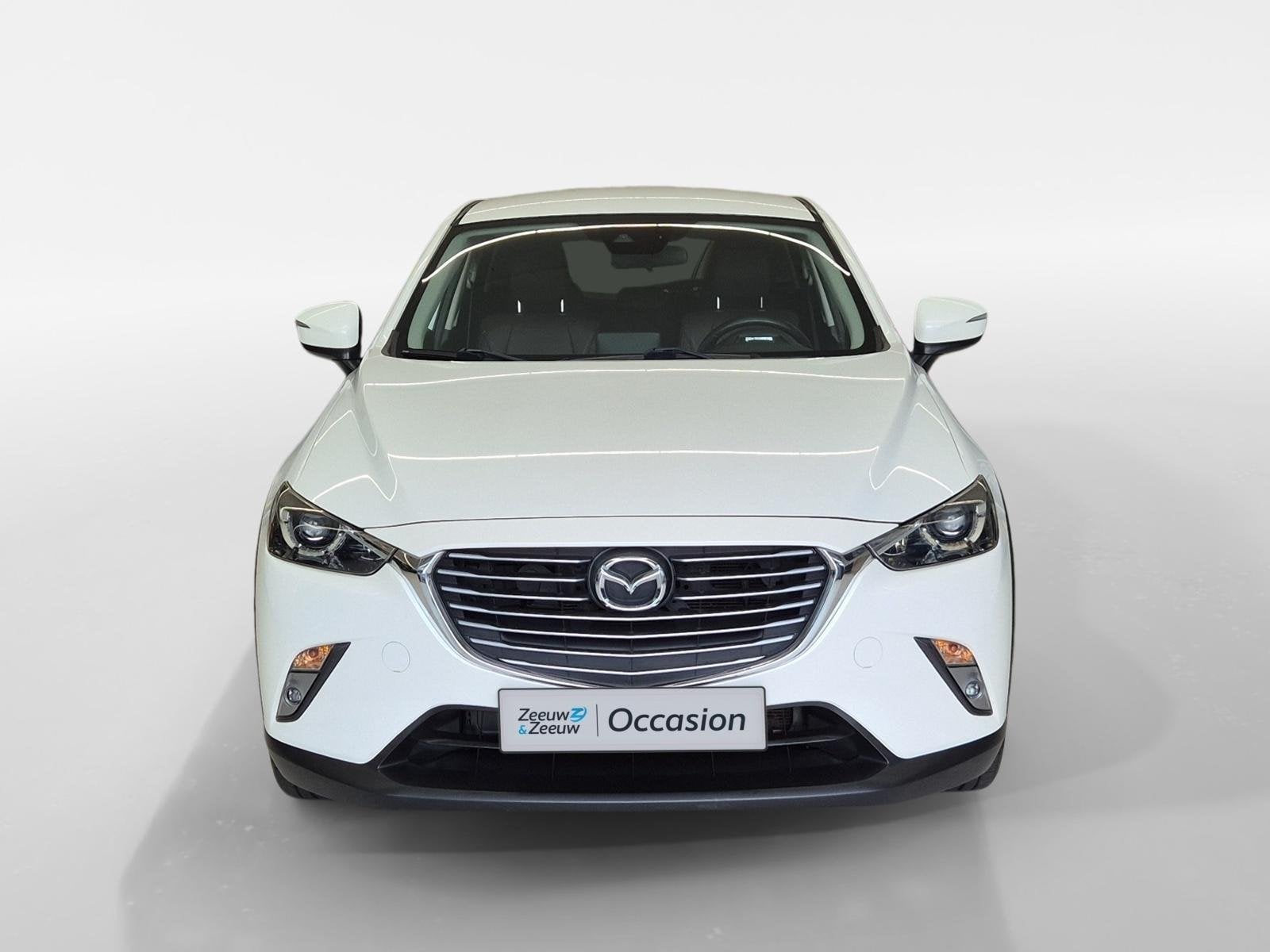 Mazda CX-3 2.0 SkyActiv-G 120 GT-Luxury | Automaat | Climate, Auto's, Mazda, 4 cilinders, Wit, Leder, Automatische klimaatregeling