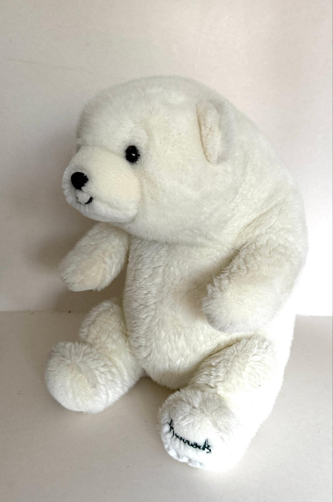 Harrods IJsbeer Knuffel - Zo goed als nieuw, Overige merken, Beer, Ophalen of Verzenden, Middelgroot (20 tot 80 cm)