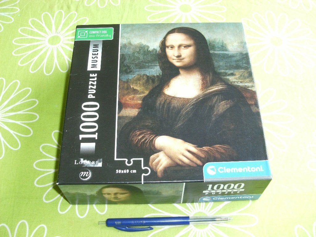 Mona Lisa museum puzzel van Clementoni - 1000 stukjes, Ophalen of Verzenden, 500 t/m 1500 stukjes, Zo goed als nieuw, Legpuzzel