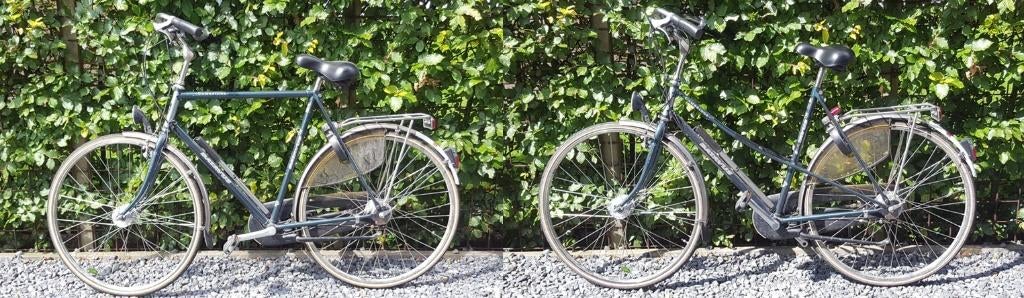 Man + vrouw fiets; model Batavus Cambridge, Fietsen en Brommers, Fietsen | Dames | Damesfietsen, Ophalen, Velgrem, Versnellingen