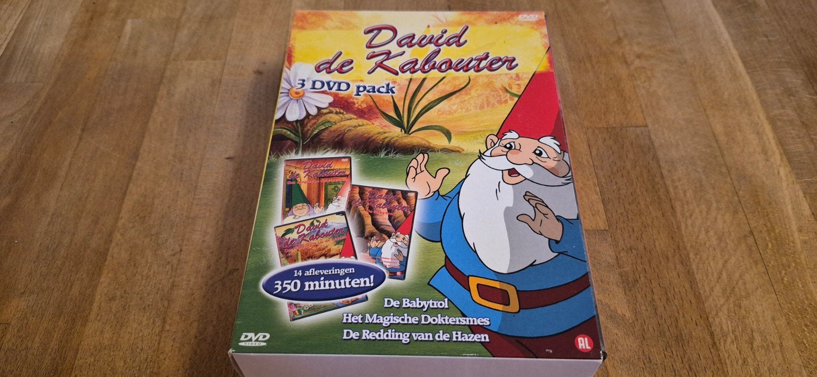 David de Kabouter 3 DVD pack - 14 afleveringen, Cd's en Dvd's, Dvd's | Kinderen en Jeugd, Gebruikt, Animatie, Alle leeftijden