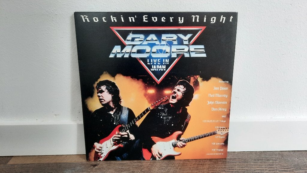 Gary Moore – Rockin' Every Night - Live In Japan LP, Japan, Ophalen of Verzenden, Gebruikt, 12 inch, LP