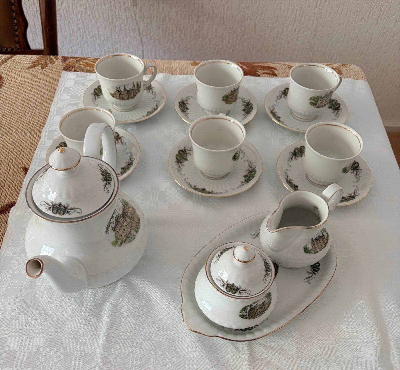Exclusief Bavaria Porselein Theeservies - Originele Nederlan, Ophalen