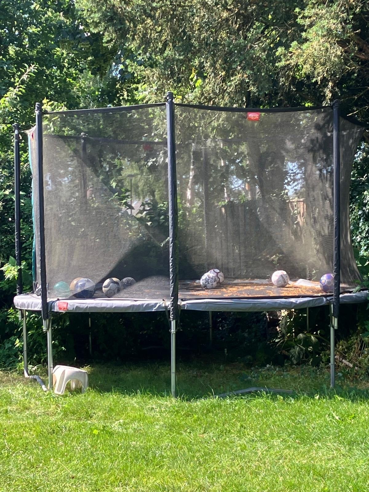 BERG Favorit 380 Trampoline met veiligheidsnet, Ophalen, Gebruikt