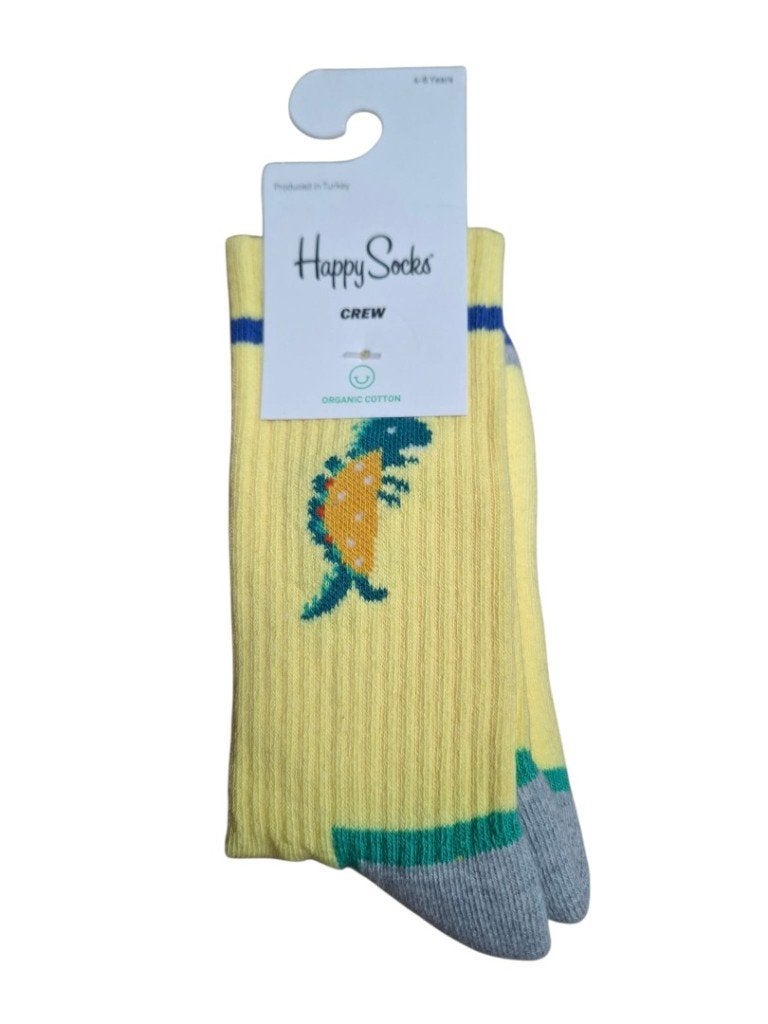 Happy Socks - Kids Taco Dino Rib Socks maat 7-9 jaar, Jongen of Meisje, Nieuw, Ophalen of Verzenden, Happy Socks