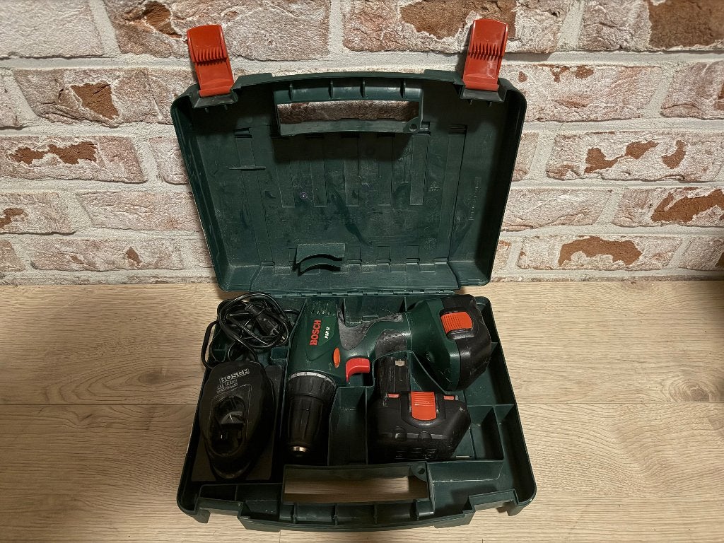 Bosch schroefmachine PSR 12, Ophalen of Verzenden, Gebruikt, Minder dan 400 watt, Boor- en Schroefmachine