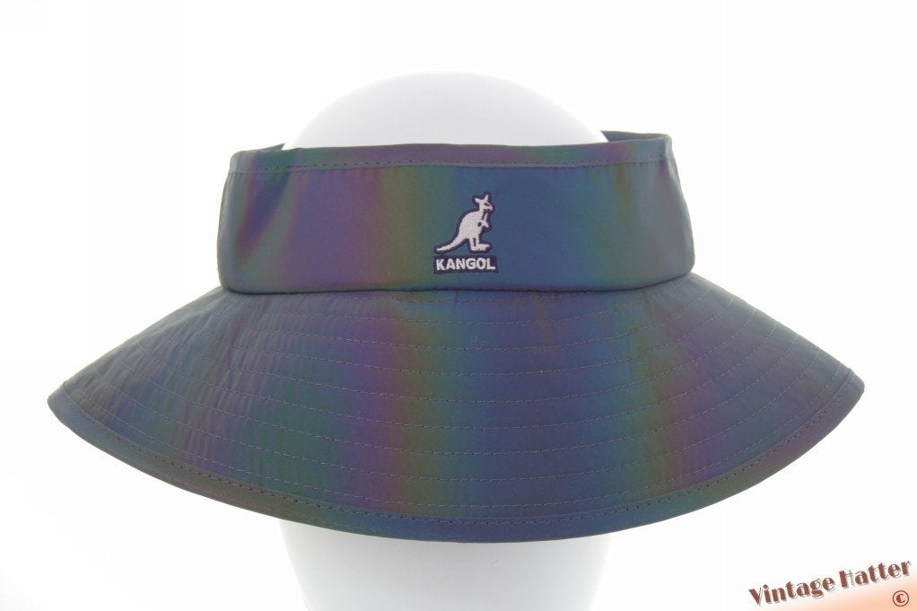 Kangol Iridescent Visor grijs olie meerkleurig onesize 54-63, Hoed, Kangol - Iridescent Visor, Nieuw, One size fits all