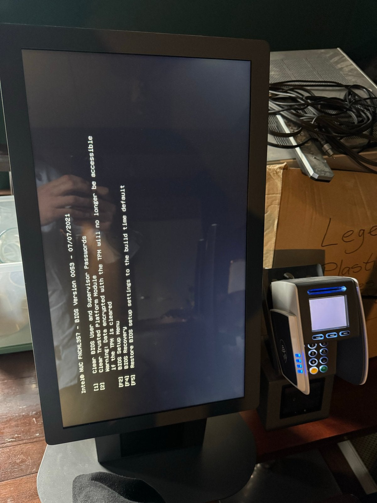 Volledige Bestelzuil met Intel NUC en betaalterminal, Ophalen, Gebruikt, Overige typen