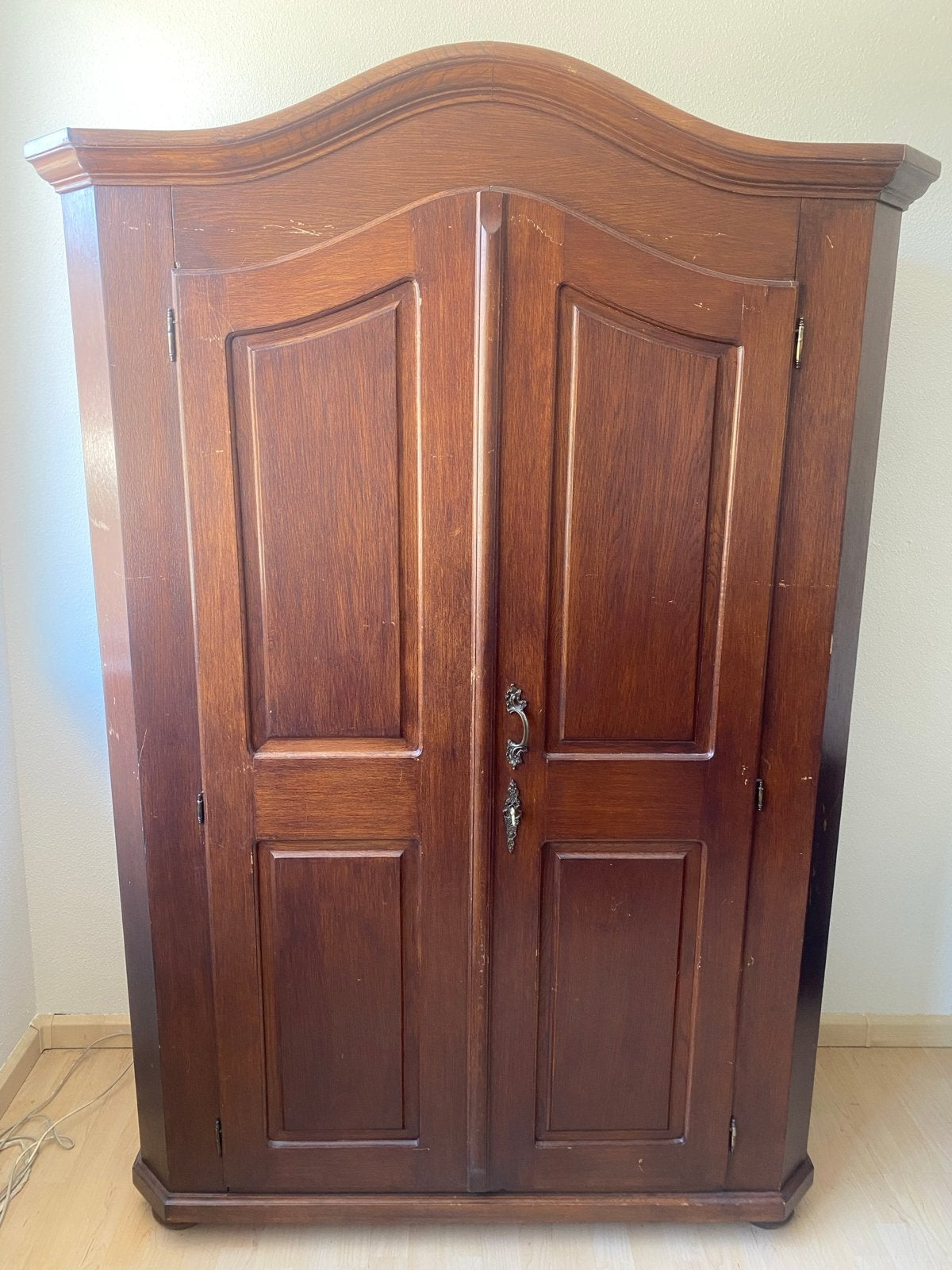 Houten Kledingkast - Demontabel - 177x130x55 cm, Ophalen, Gebruikt, 100 tot 150 cm, 150 tot 200 cm