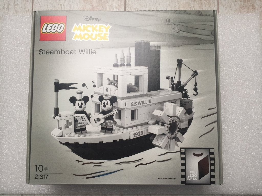 LEGO® Ideas - 21317 Steamboat Willie *Nieuw*, Lego, Nieuw, Ophalen of Verzenden, Ideas
