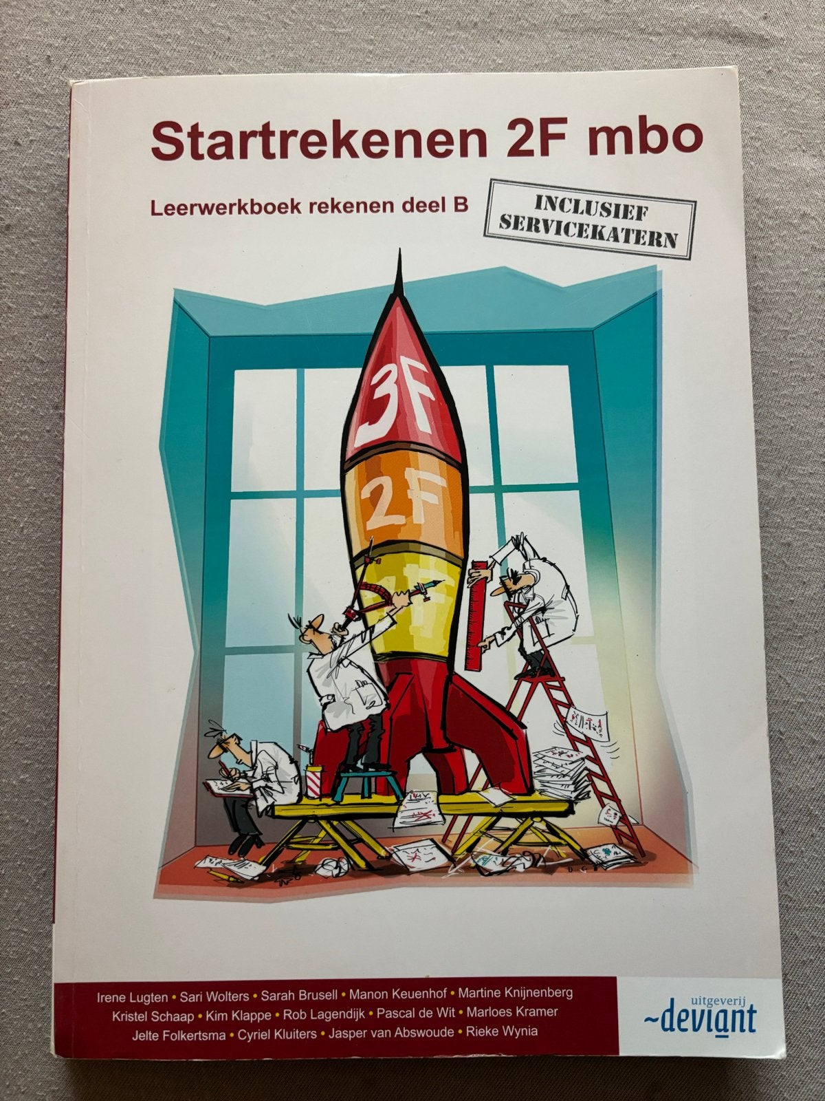 Startrekenen 2F mbo Leerwerkboek rekenen deel B, Ophalen of Verzenden, Beta, Zo goed als nieuw, MBO