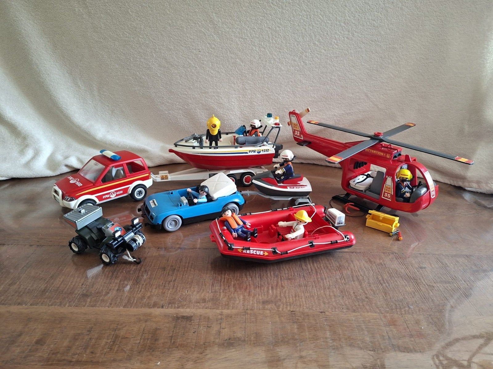Playmobil brandweer set, Ophalen of Verzenden, Gebruikt, Jongen of Meisje
