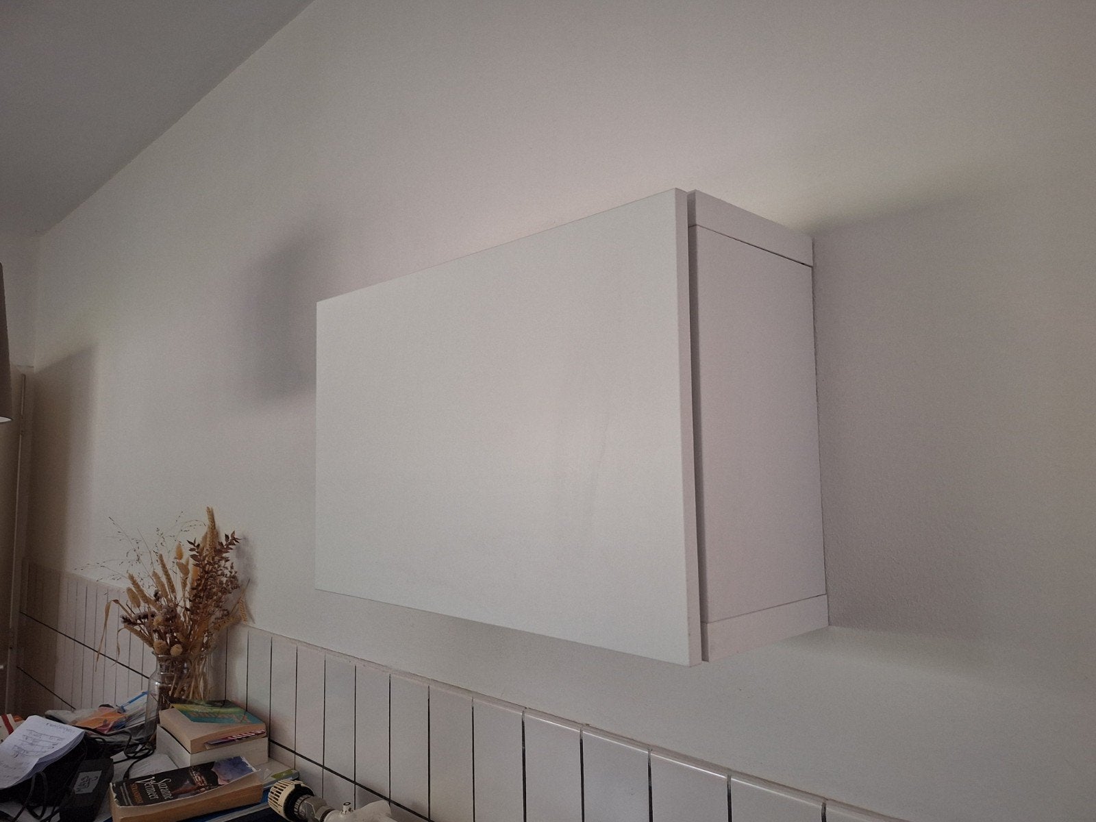 Ikea wandkast wit, Ophalen