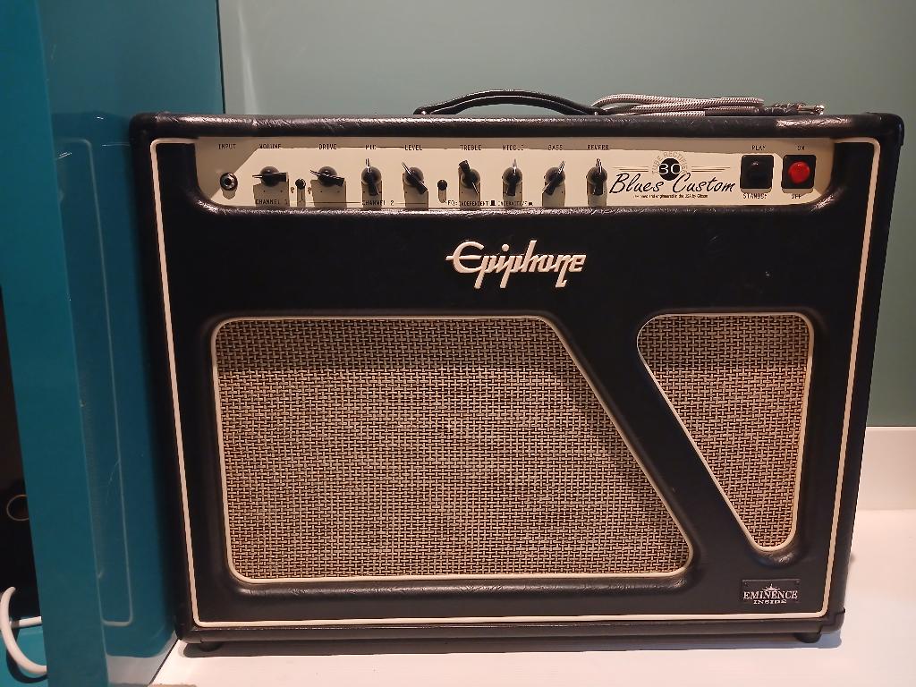 30w Epiphone Blues Custom buizen versterker, Ophalen, Zo goed als nieuw, Gitaar, Minder dan 50 watt